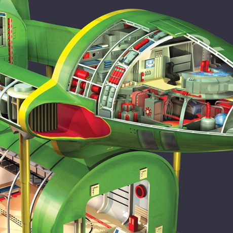 Thunderbird 2 Cutaway